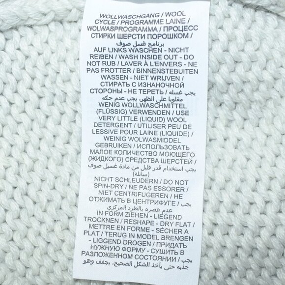 $248 BRAX Men's US M EU 50 Brian Wool Blend Knit Turtleneck Sweater in Silver - Picture 8 of 9